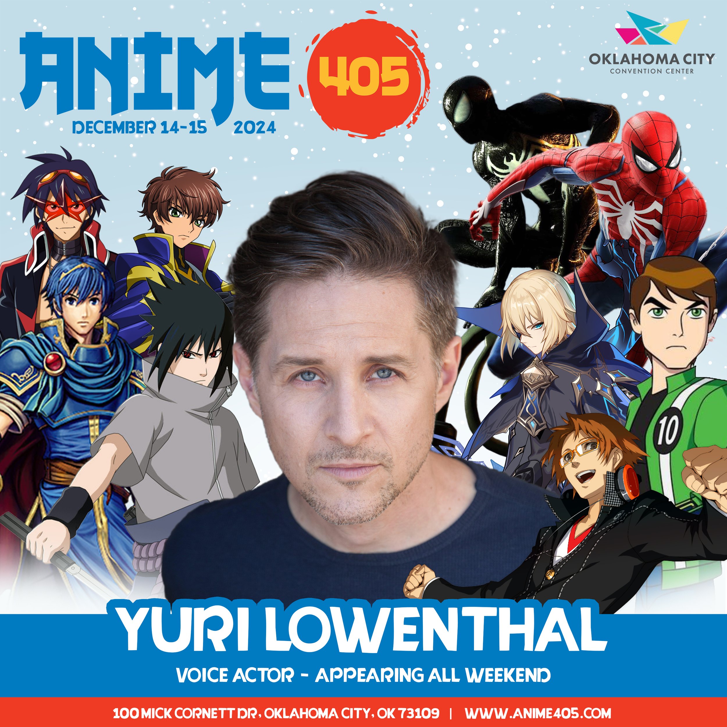 GUESTS | Meet Your Favorite Stars — Anime 405 - Oklahoma City, OK